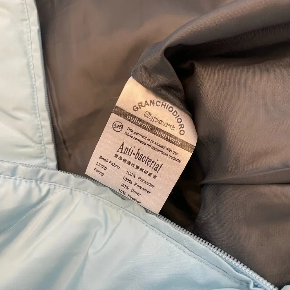 Granchiodioro Baby Blue Puffer Jacket